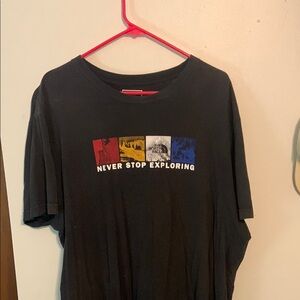 The North Face Black Short Sleeve Tee with Graphic Design